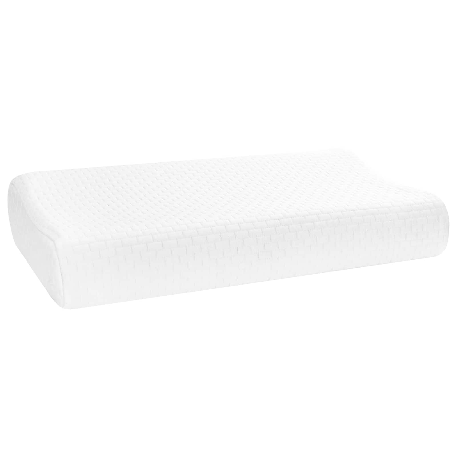 Schlafkissen 57 x 37 x 11,5 cm Mittel Viscoschaum Weiß