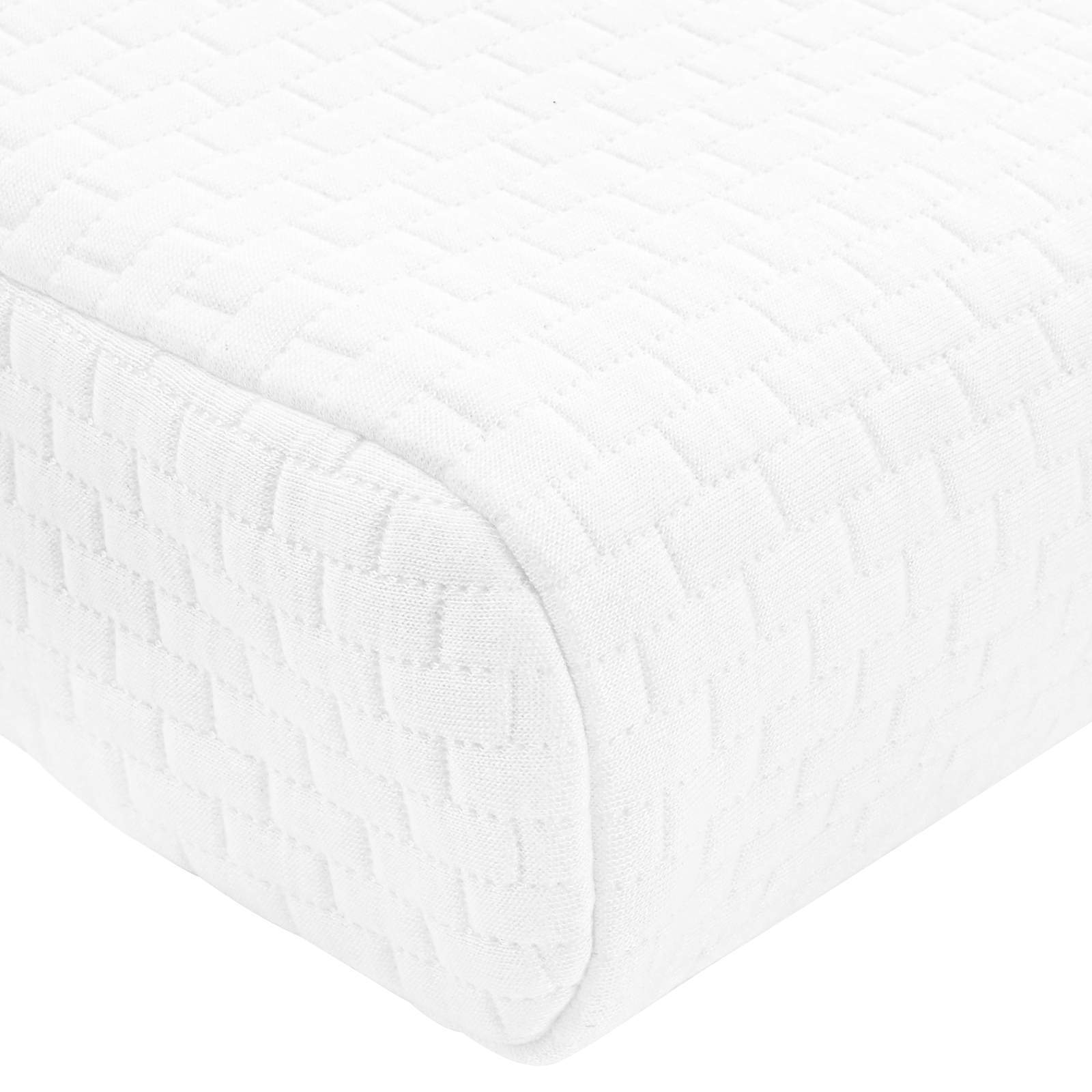Schlafkissen 50 x 30 x 10,5 cm Mittel Viscoschaum Weiß