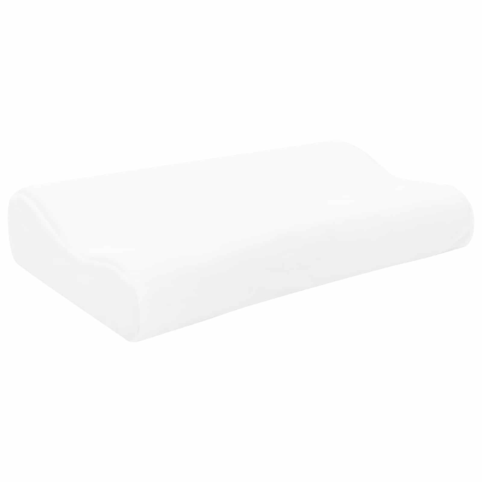Schlafkissen 50 x 30 x 10,5 cm Mittel Viscoschaum Weiß