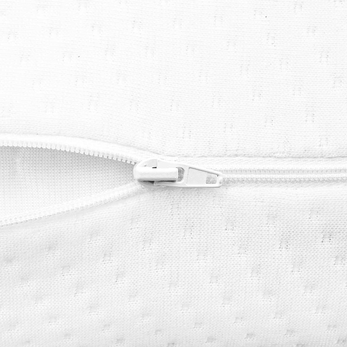 Schlafkissen 50 x 30 x 10,5 cm Mittel Viscoschaum Weiß