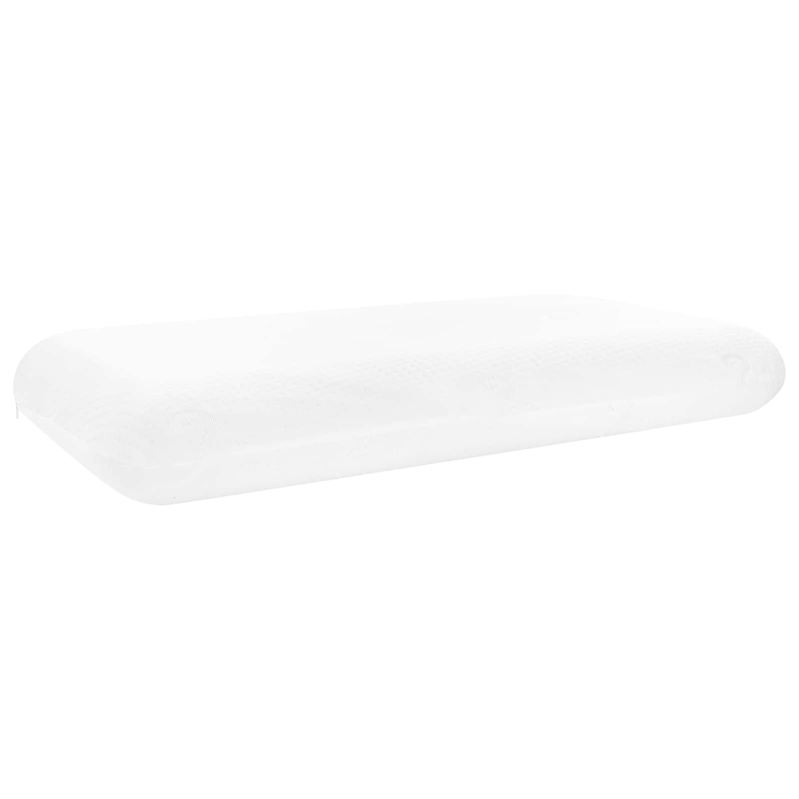 Schlafkissen 74 x 39 x 13 cm Mittel Viscoschaum Weiß