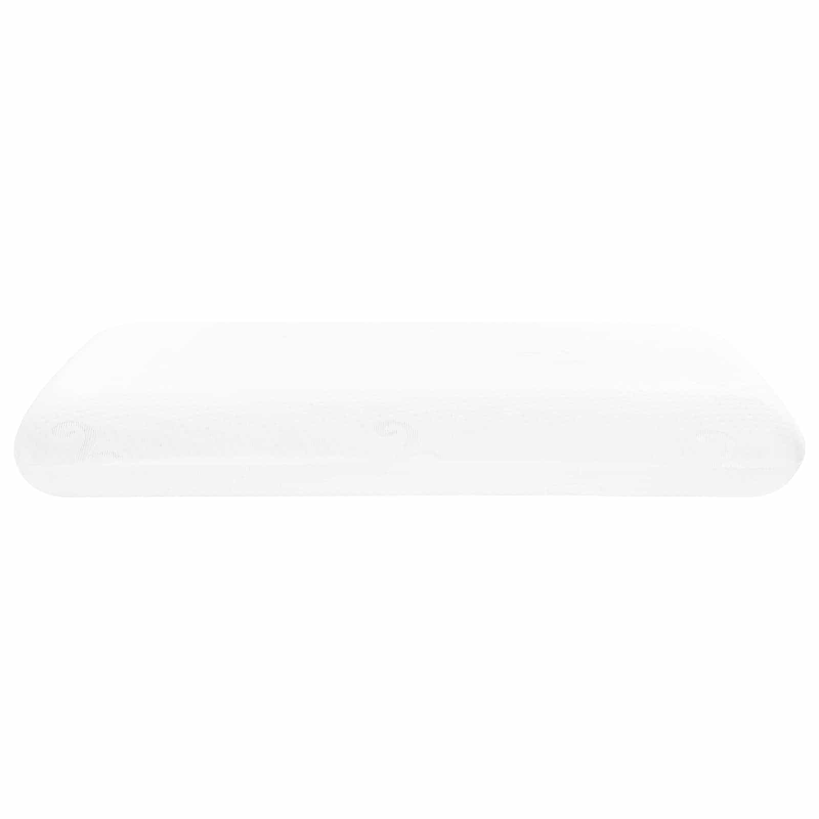 Schlafkissen 74 x 39 x 13 cm Mittel Viscoschaum Weiß