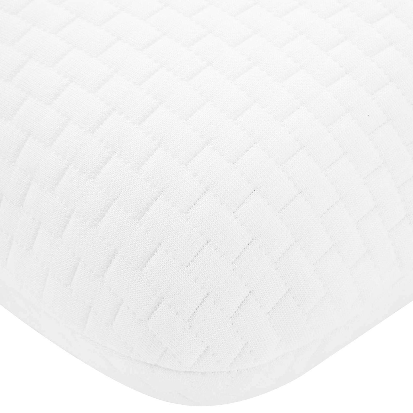 Schlafkissen 74 x 39 x 13 cm Viscoschaum Weiß