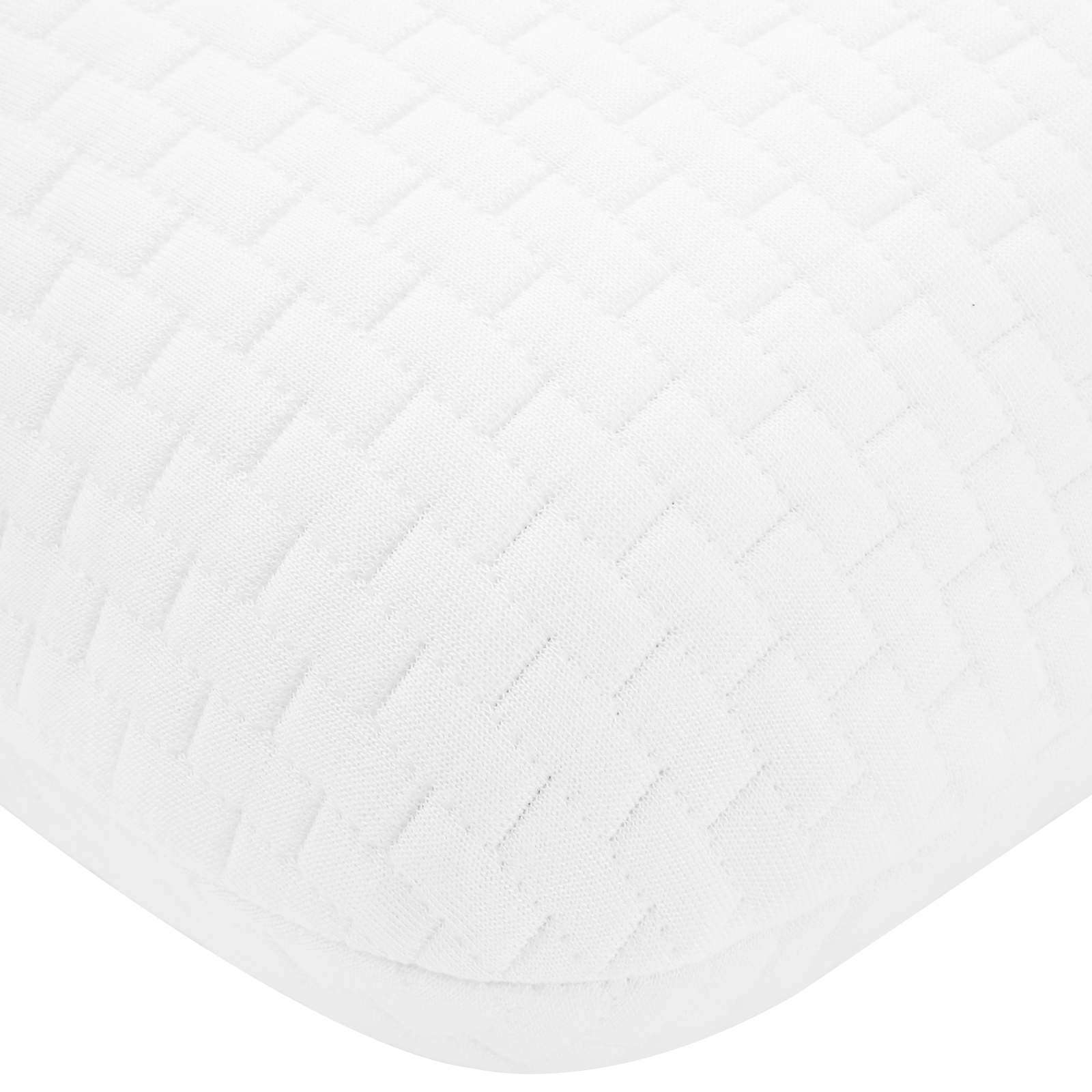 Schlafkissen 74 x 39 x 13 cm Viscoschaum Weiß