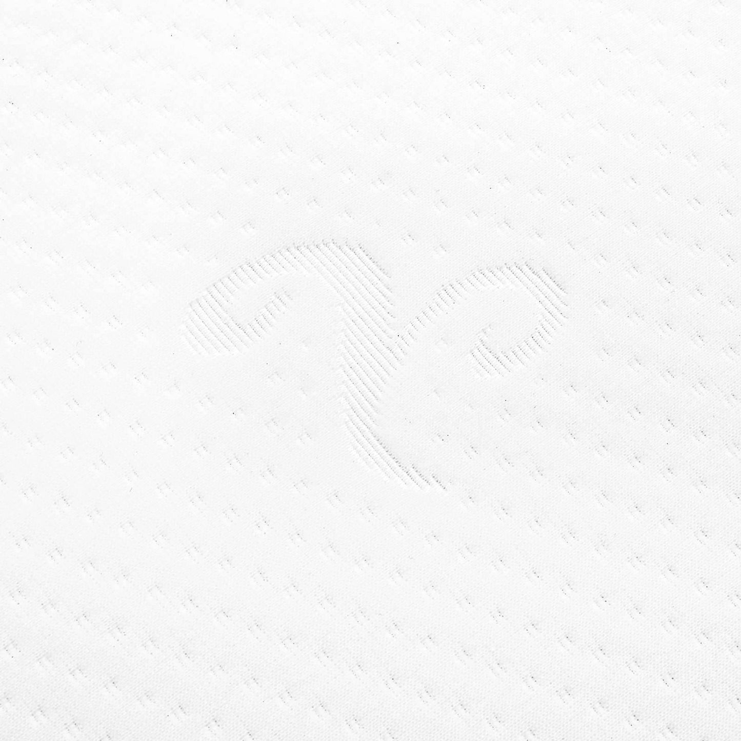 Schlafkissen 60 x 40 x 13 cm Mittel Gel-Speicherschaum Weiß