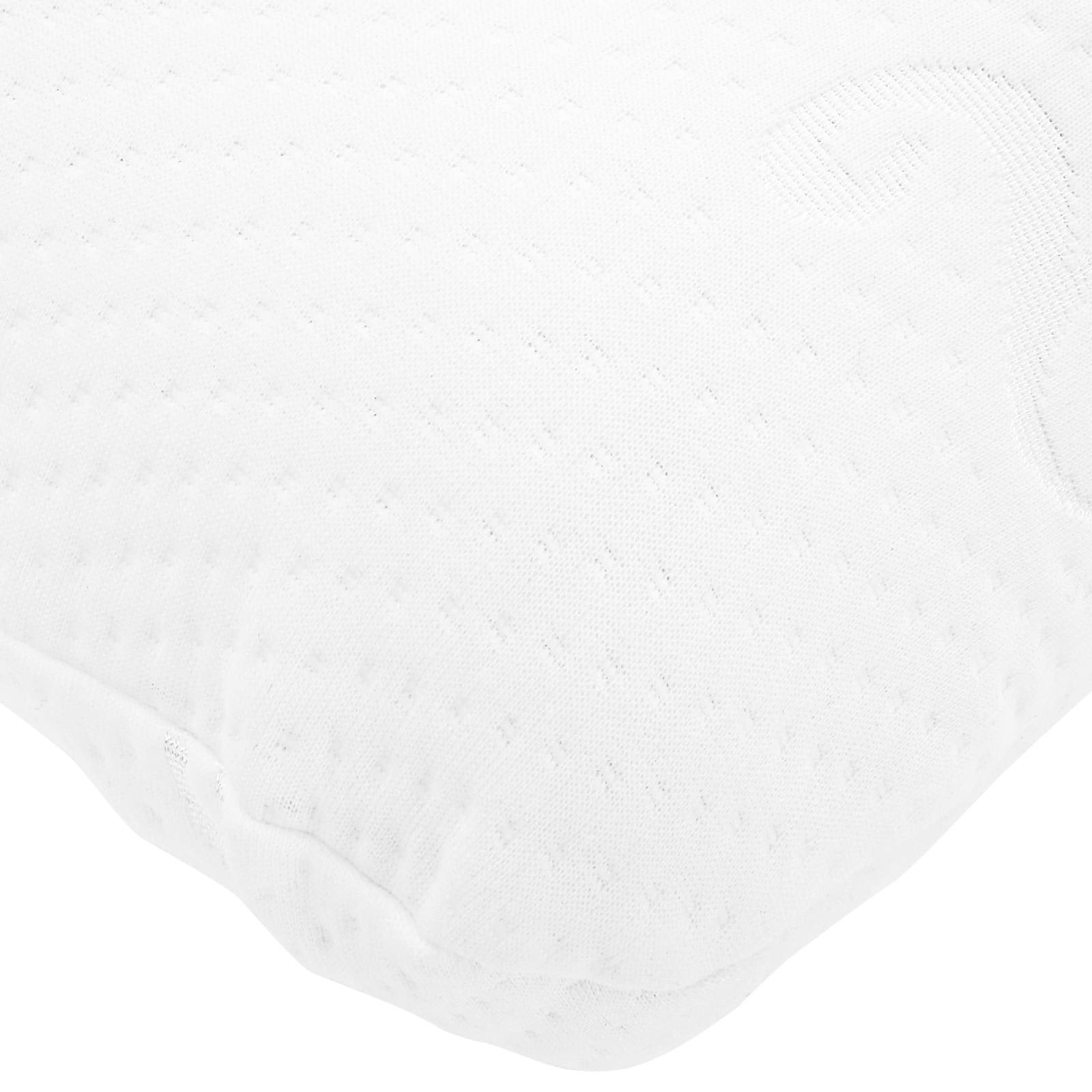 Schlafkissen 70 x 36 x 13 cm Mittel Gel-Speicherschaum Weiß