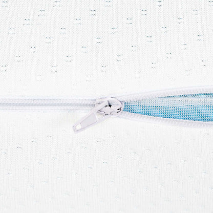 Schlafkissen 74 x 39 x 13 cm Mittel Gel-Speicherschaum Weiß