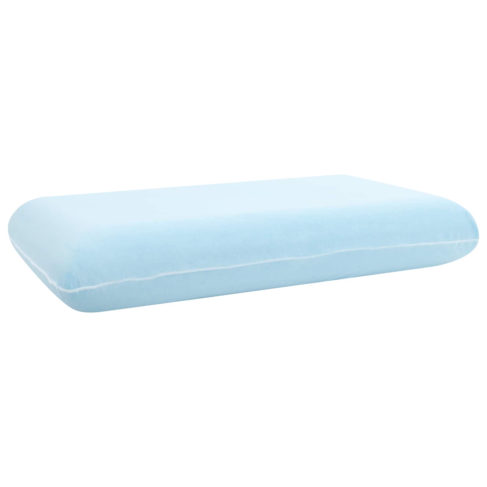 Schlafkissen 74 x 39 x 13 cm Mittel Gel-Speicherschaum Weiß