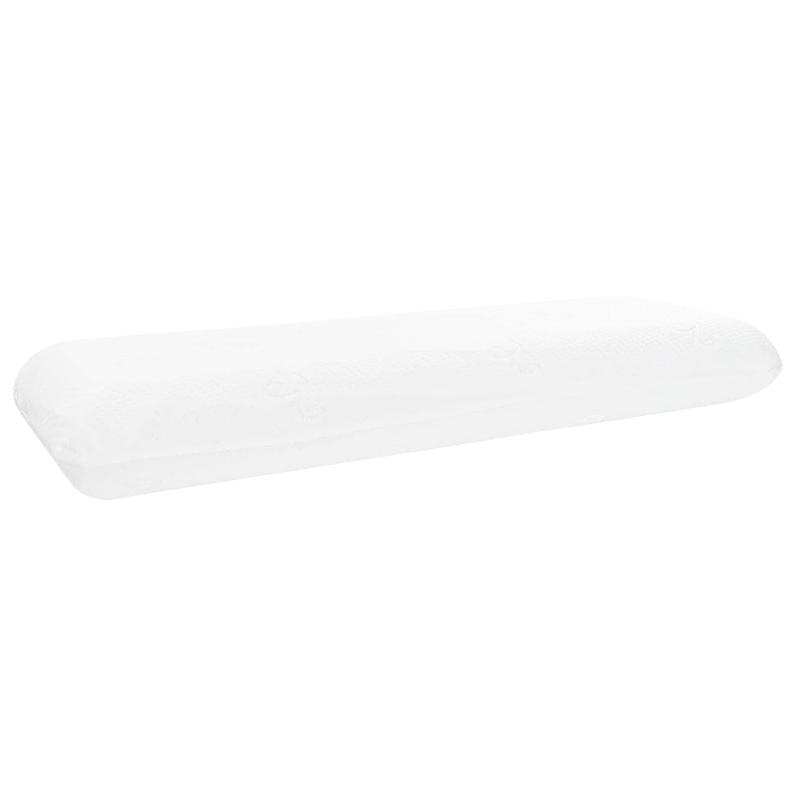 Schlafkissen 135 x 36 x 13 cm Mittel Gel-Speicherschaum Weiß
