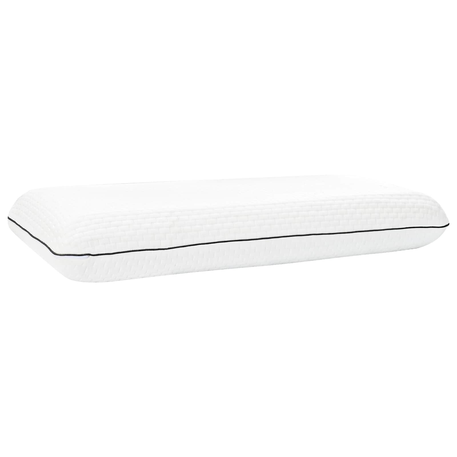 Schlafkissen 80 x 35 x 10 cm Mittel Gelschaum Weiß