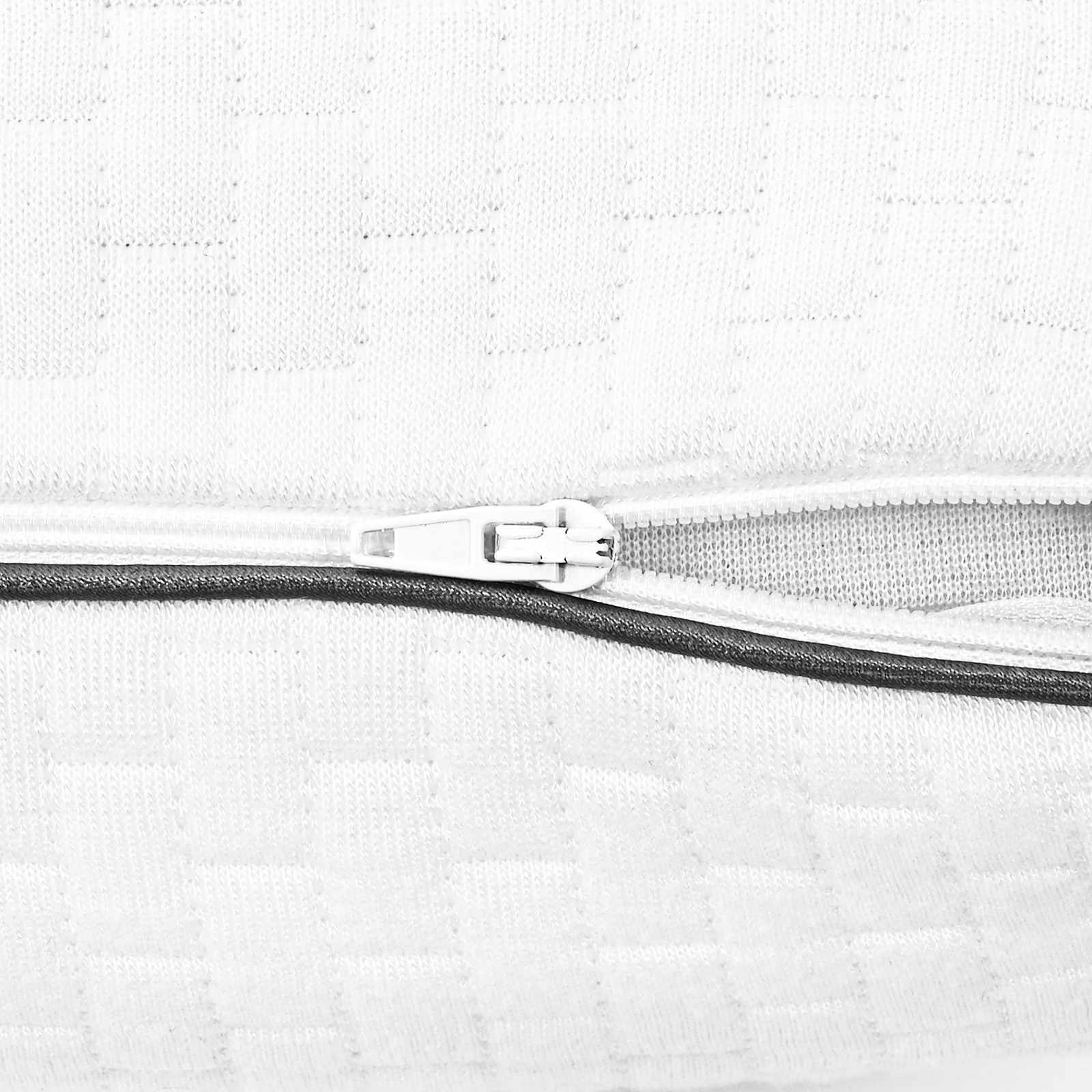 Schlafkissen 60 x 40 x 10 cm Mittel Gelschaum Weiß