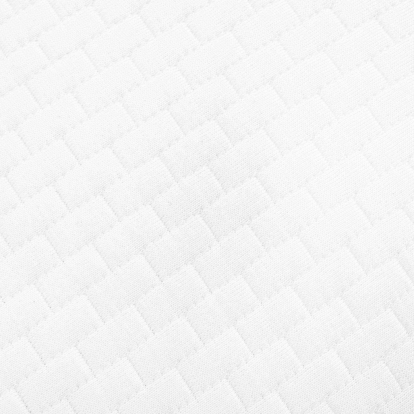 Schlafkissen 60 x 40 x 10 cm Mittel Gelschaum Weiß