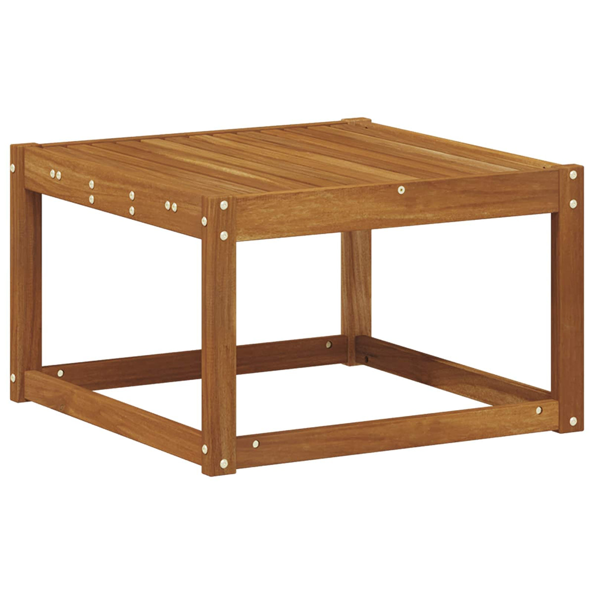 Tisch für Outdoor Massivholz Akazie Natur 59 x 59 x 37 cm