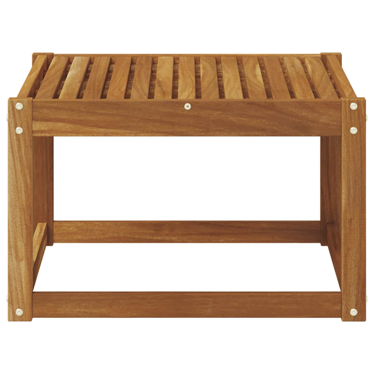 Tisch für Outdoor Massivholz Akazie Natur 59 x 59 x 37 cm