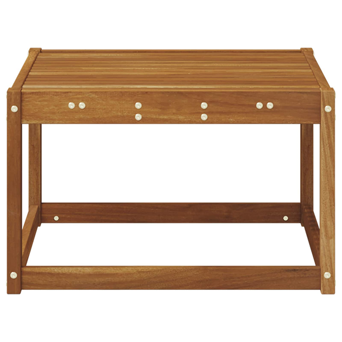 Tisch für Outdoor Massivholz Akazie Natur 59 x 59 x 37 cm