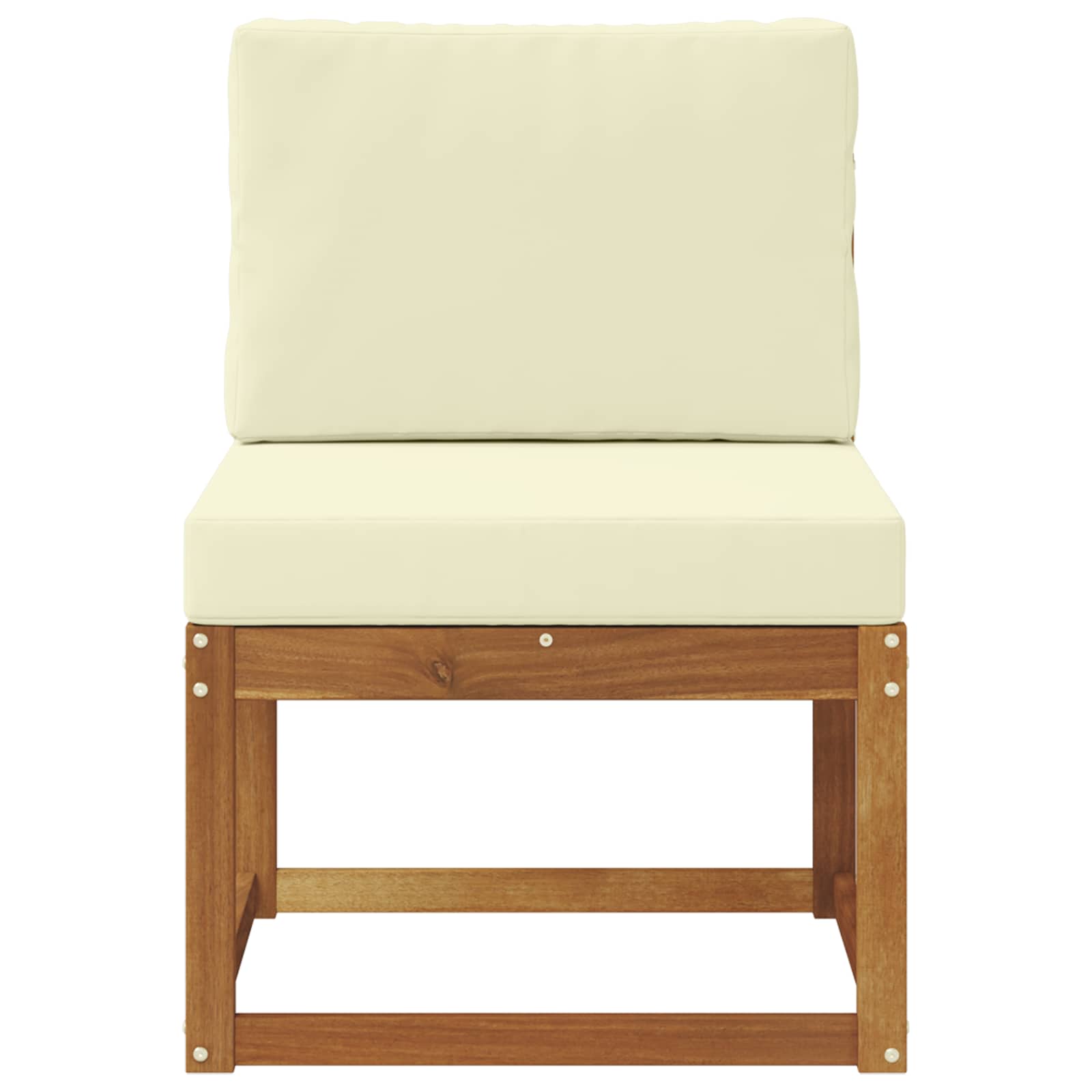 Outdoor Mittelsofa Massivholz Akazie