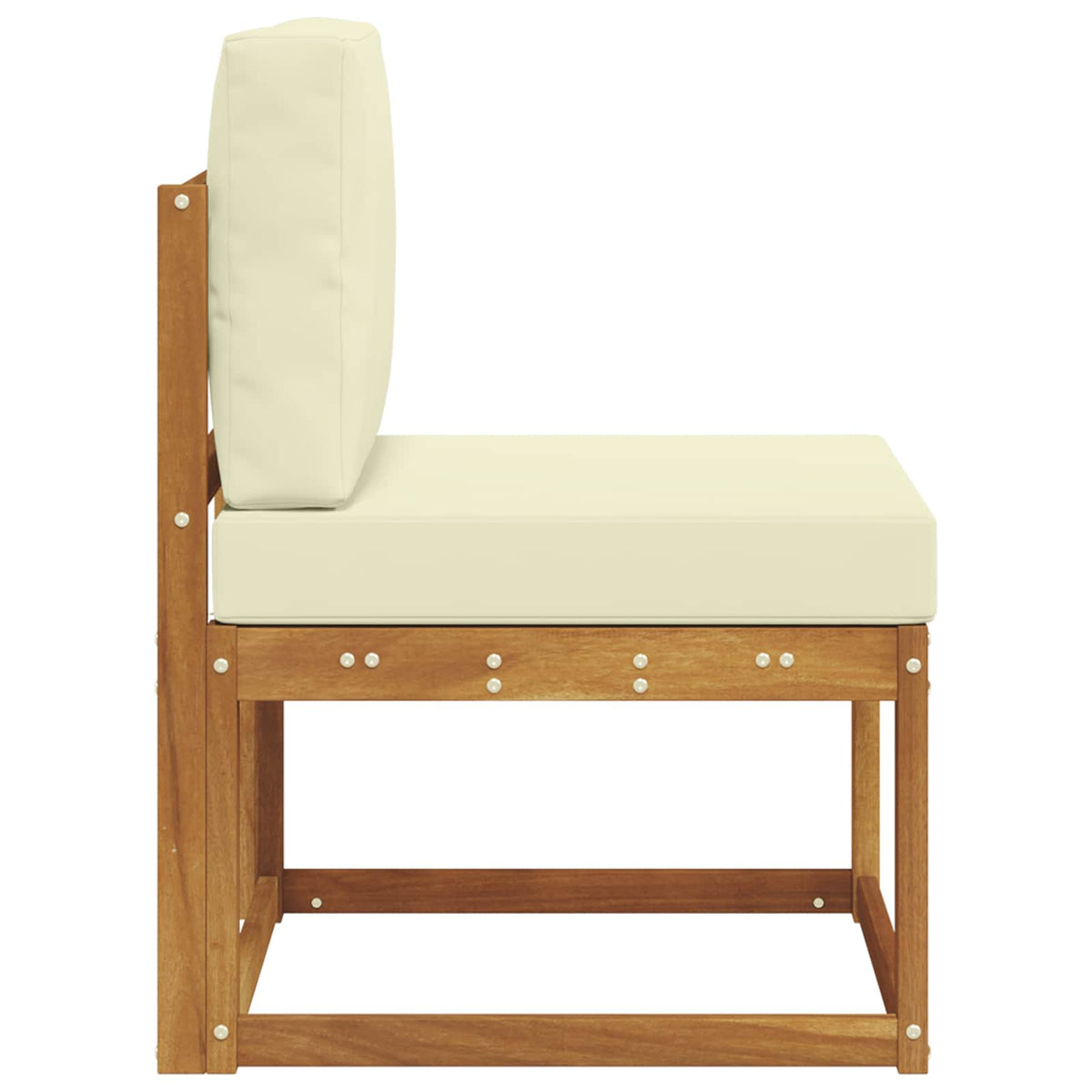 Outdoor Mittelsofa Massivholz Akazie