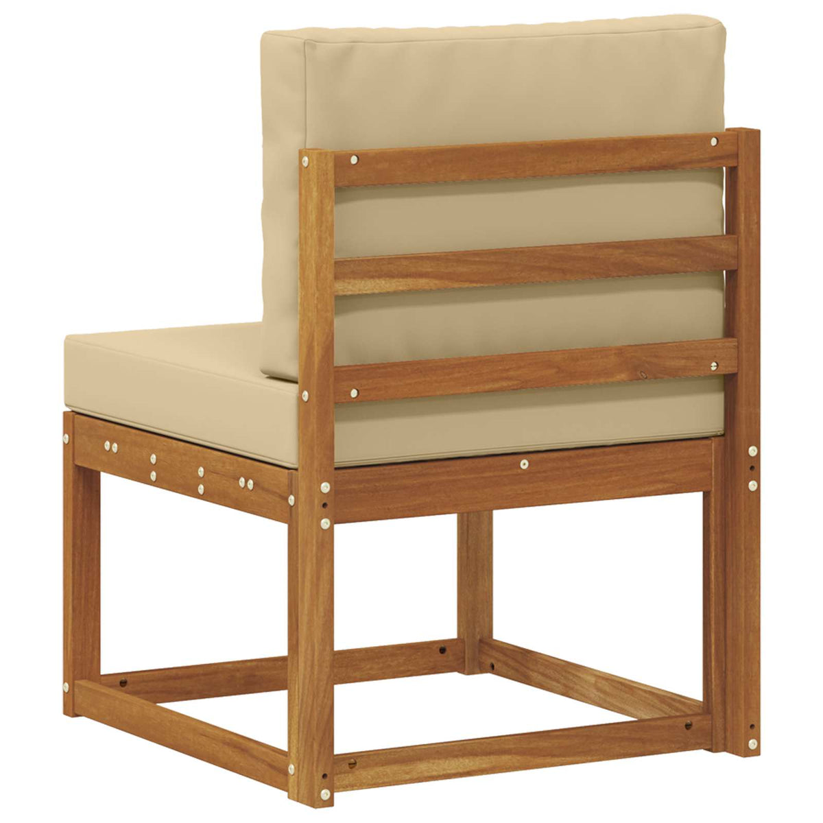 Outdoor Mittelsofa Massivholz Akazie