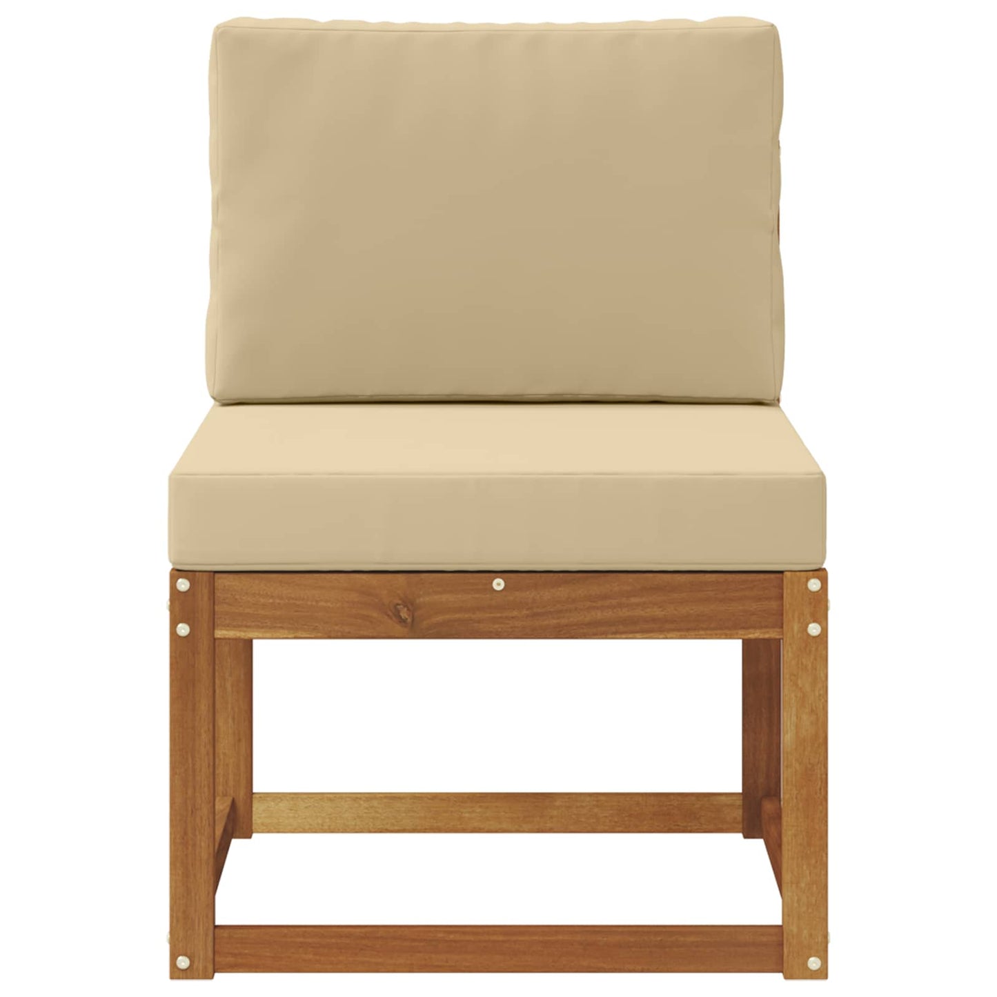 Outdoor Mittelsofa Massivholz Akazie