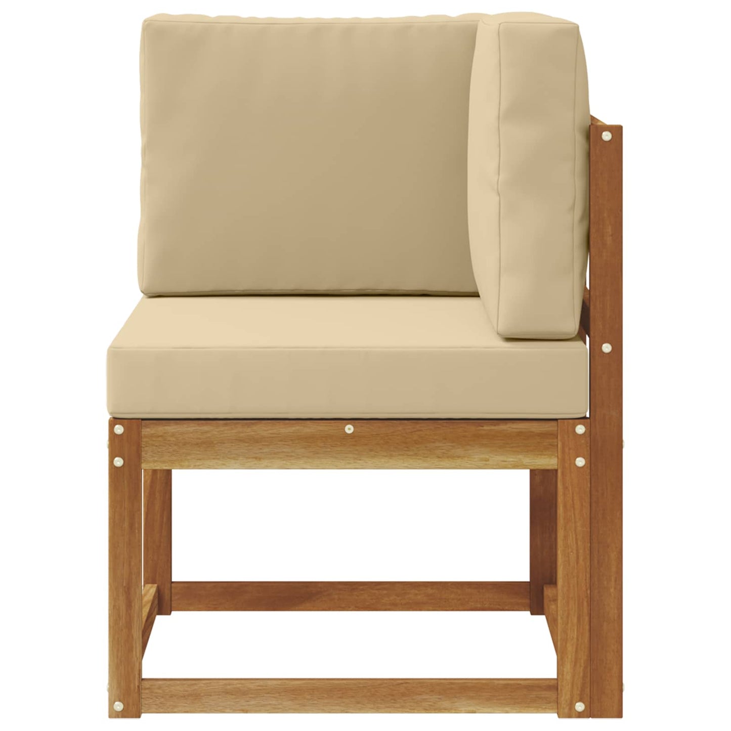 Outdoor Ecksofa Massivholz Akazie