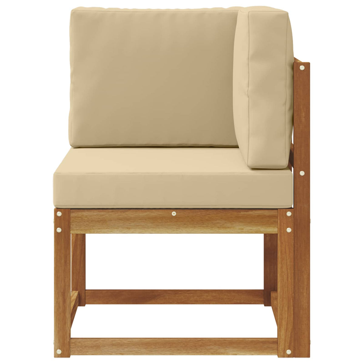 Outdoor Ecksofa Massivholz Akazie