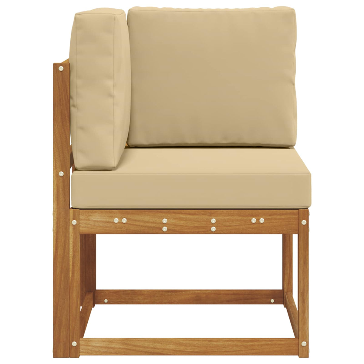 Outdoor Ecksofa Massivholz Akazie