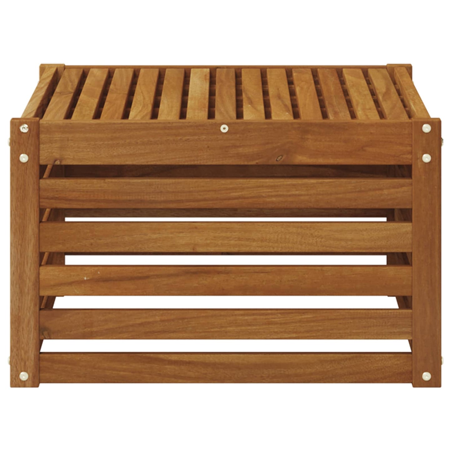 Tisch für Outdoor Massivholz Akazie Natur 59 x 59 x 37 cm