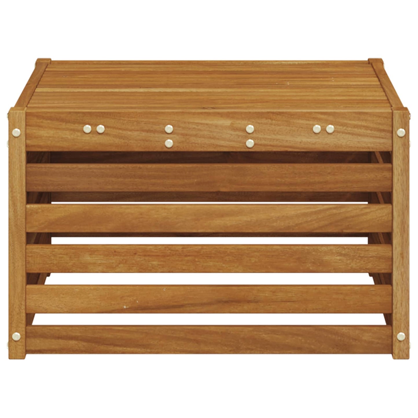 Tisch für Outdoor Massivholz Akazie Natur 59 x 59 x 37 cm
