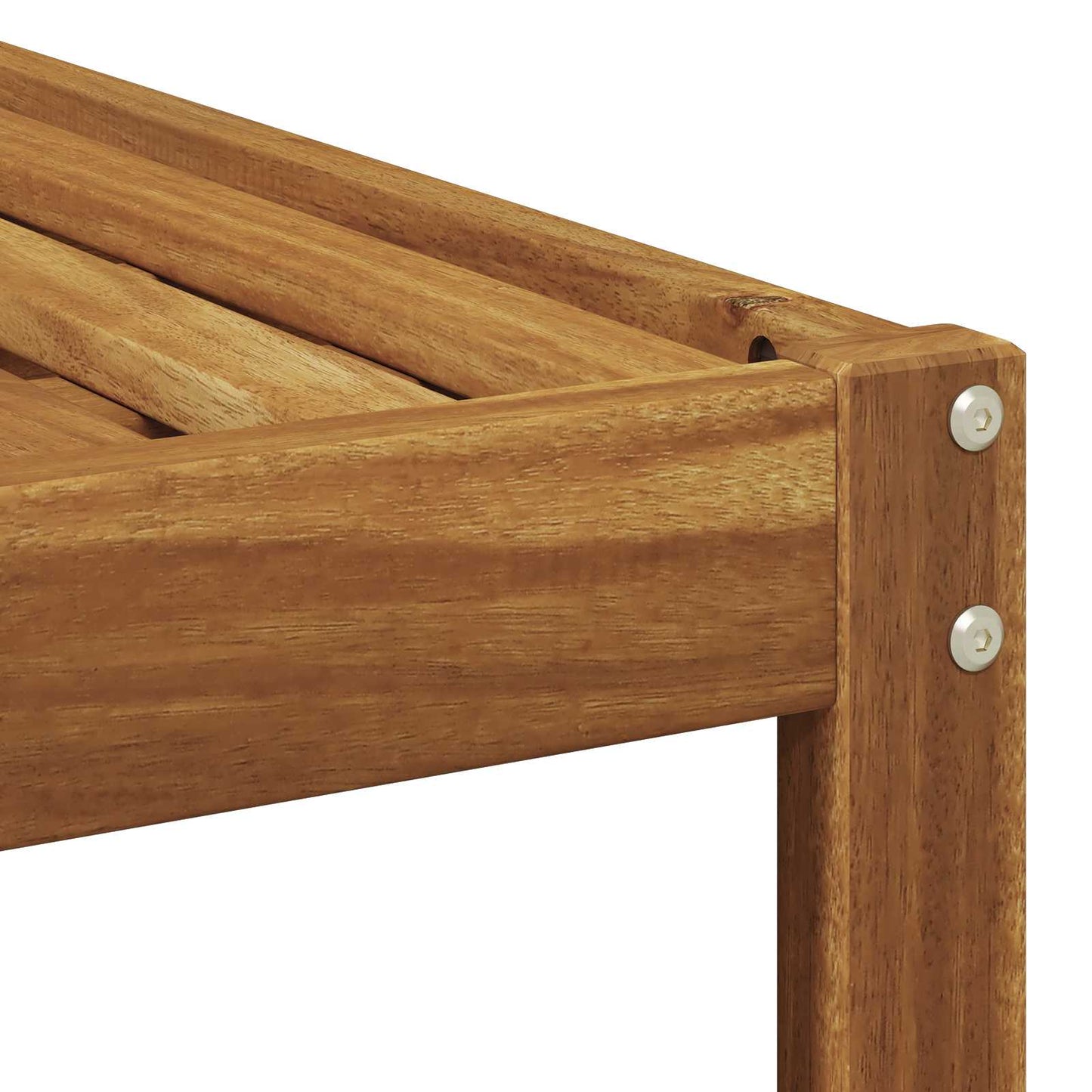 Outdoor-Fußhocker Natur 79 x 79 x 37 cm