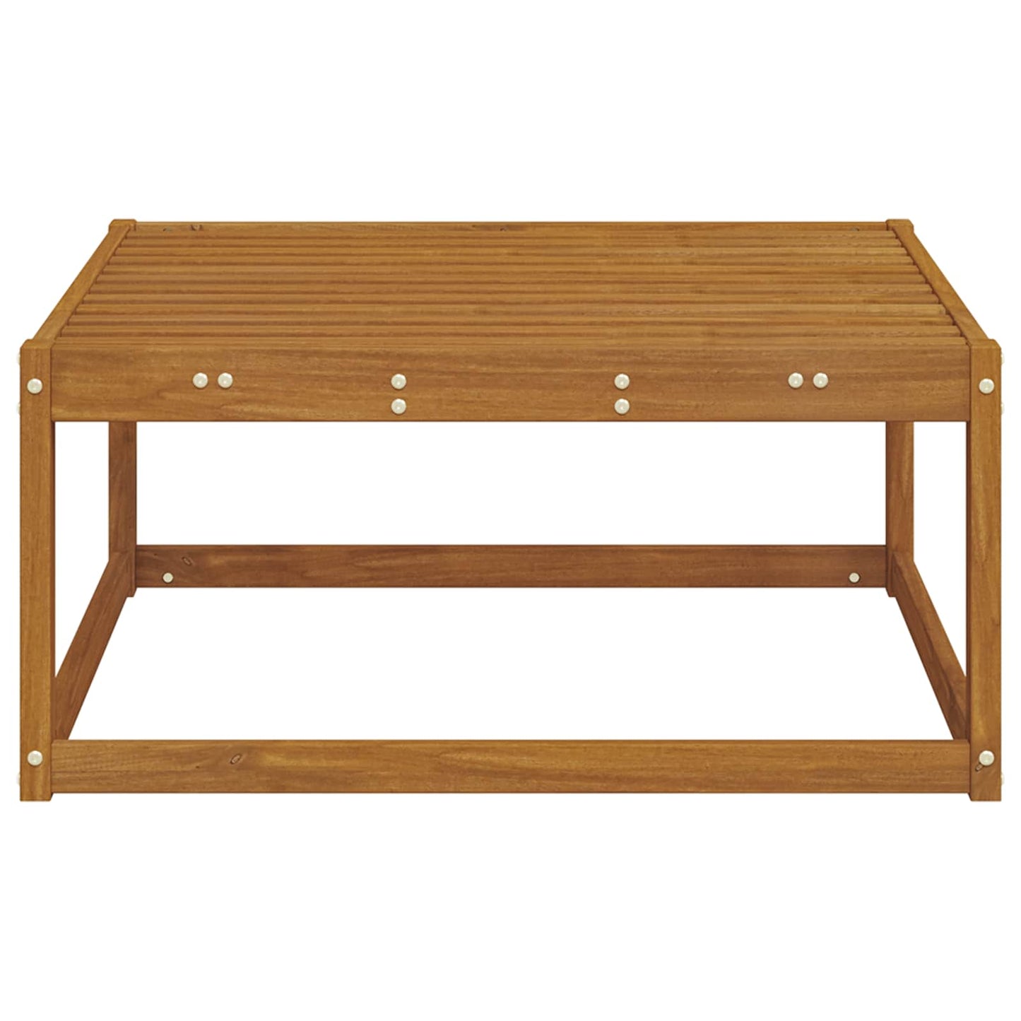 Outdoor-Fußhocker Natur 79 x 79 x 37 cm