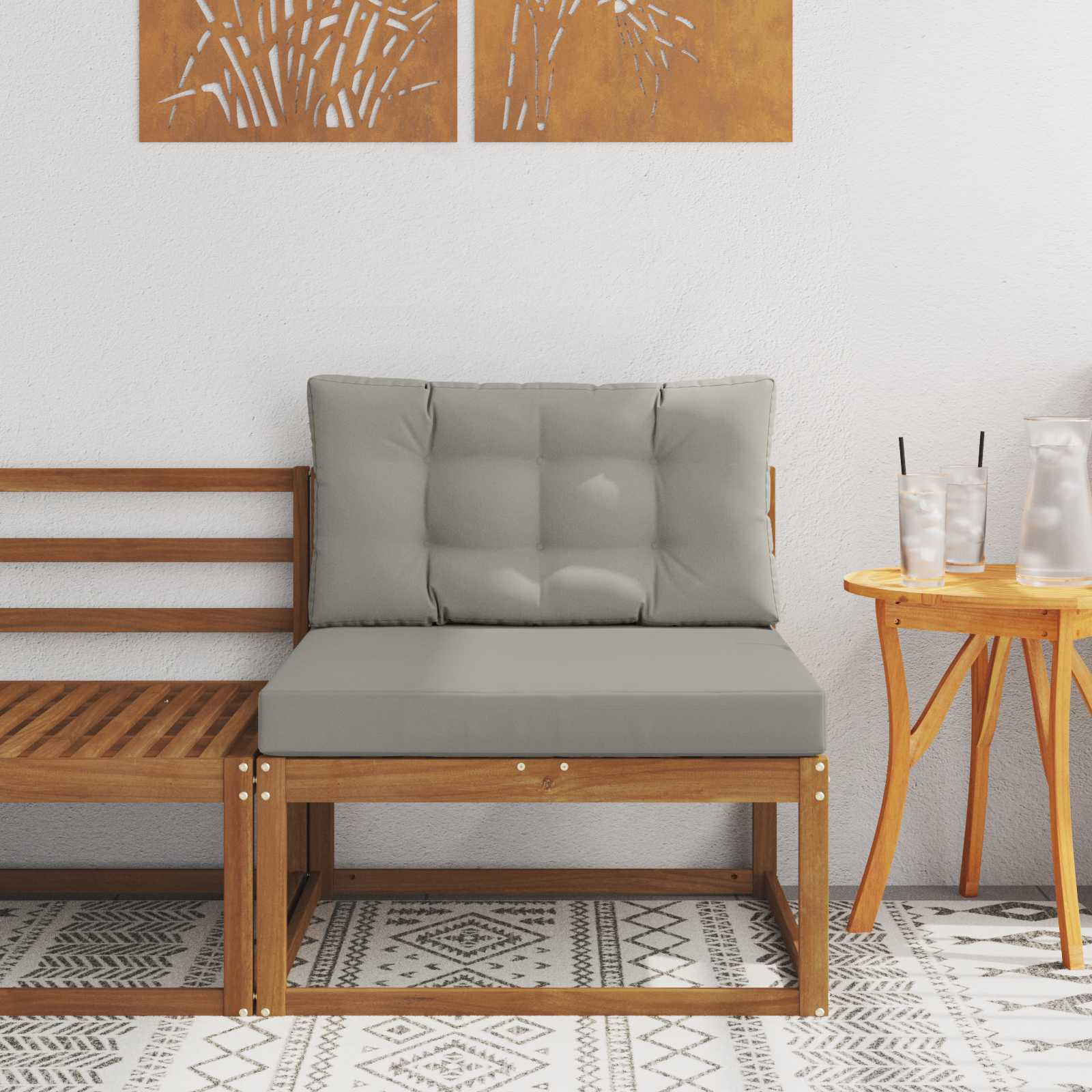 Outdoor Mittelsofa Natur