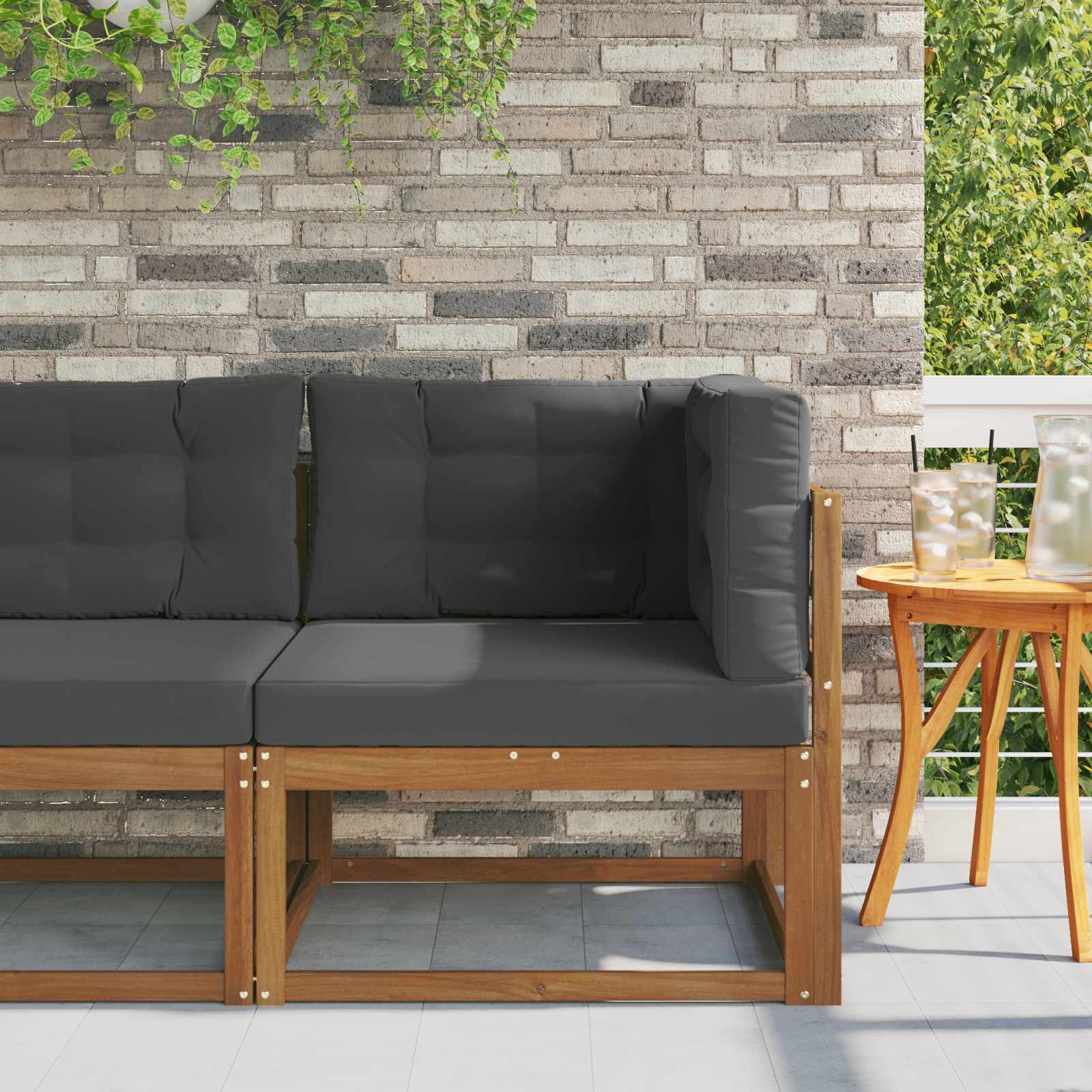 Outdoor Ecksofa Natur