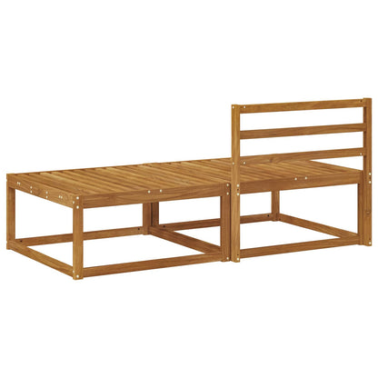 Sectional Sofa Einheiten 2 stk. 2-Sitzer Massivholz Akazie