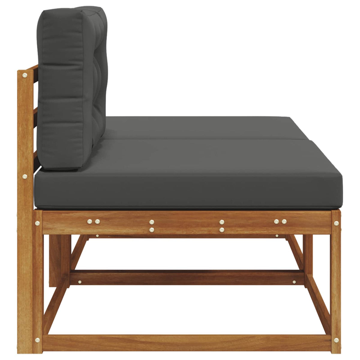 Sectional Sofa Einheiten mit Kissen 2 Stück Natur