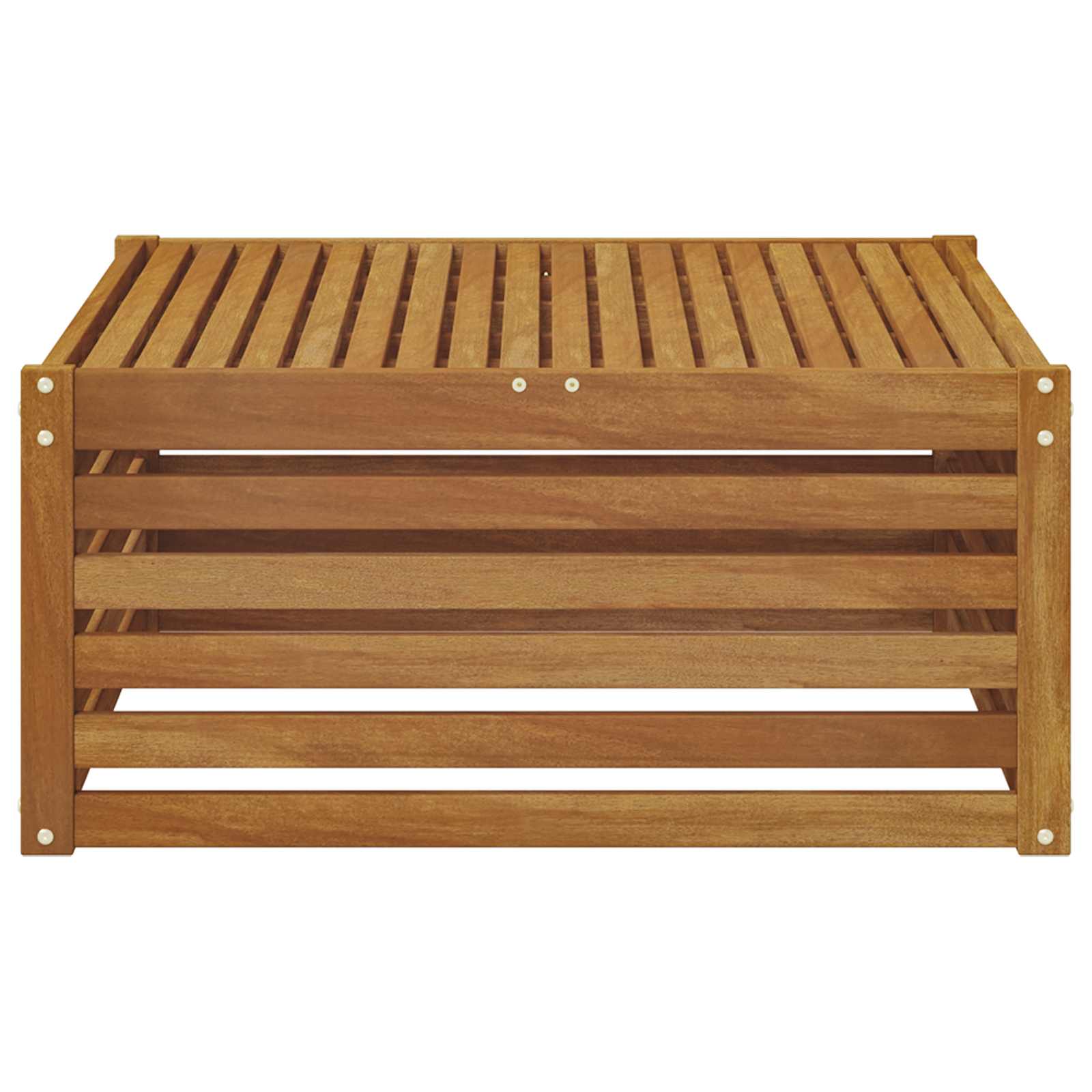 Tisch für Outdoor Massivholz Akazie Natur 79 x 79 x 37 cm