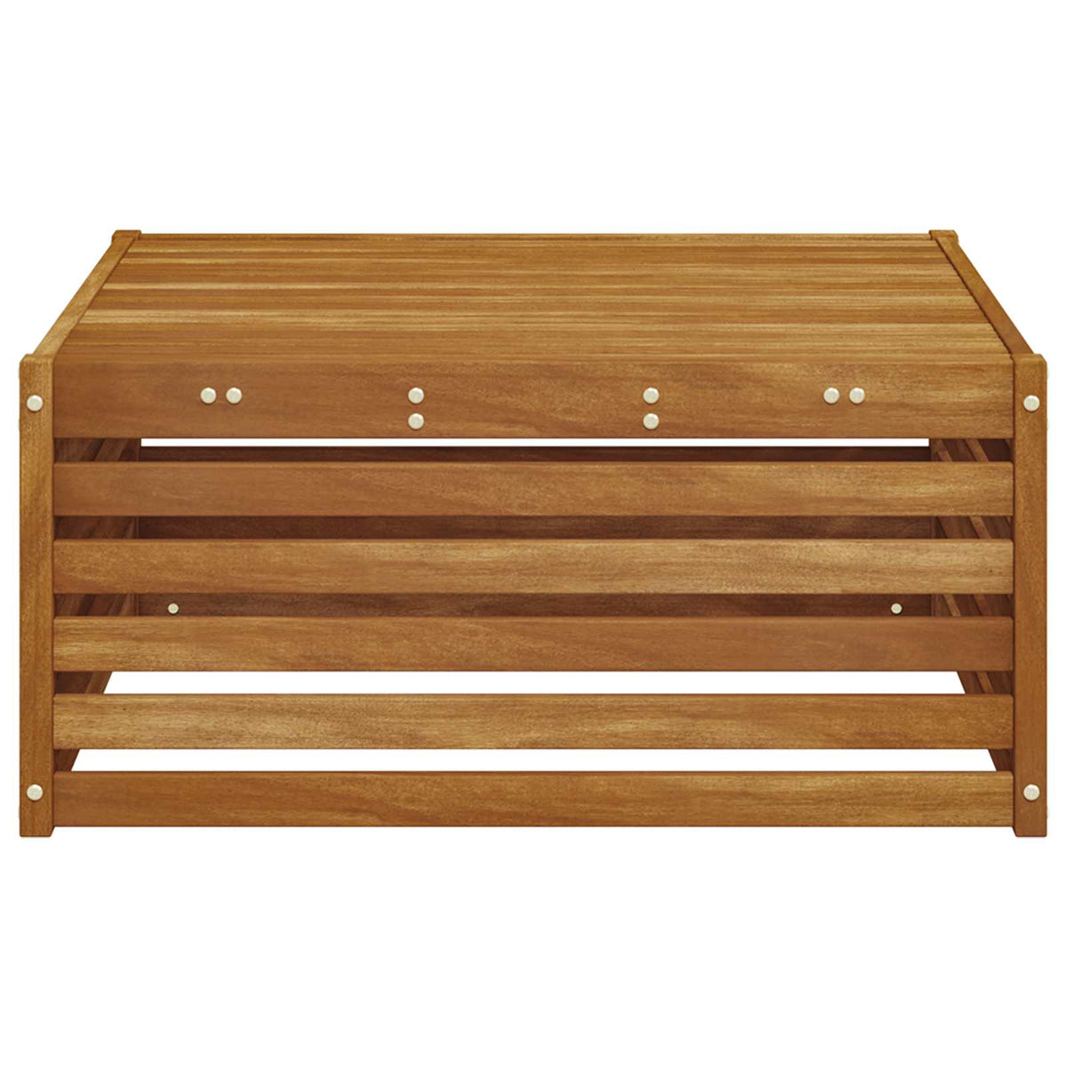 Tisch für Outdoor Massivholz Akazie Natur 79 x 79 x 37 cm