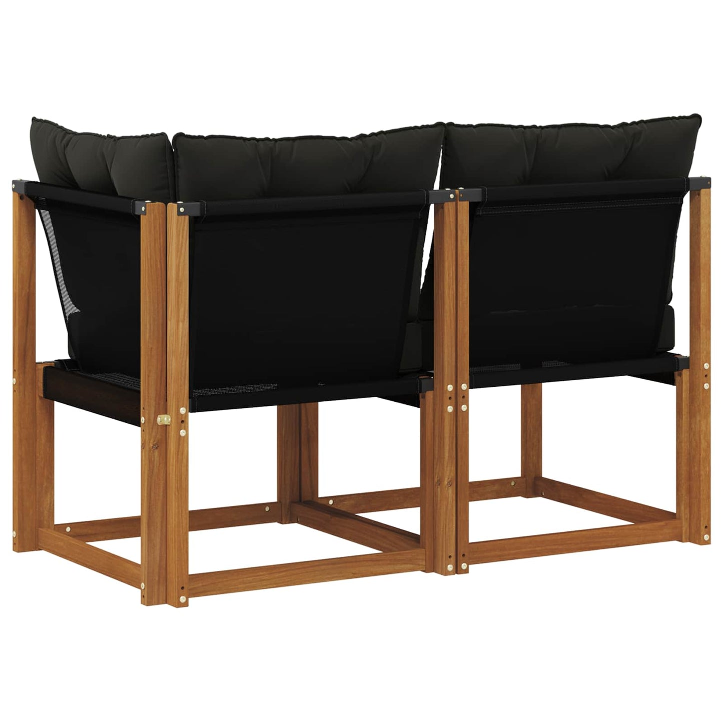 2 Stk. Outdoor Mittel- und Ecksofa Natur