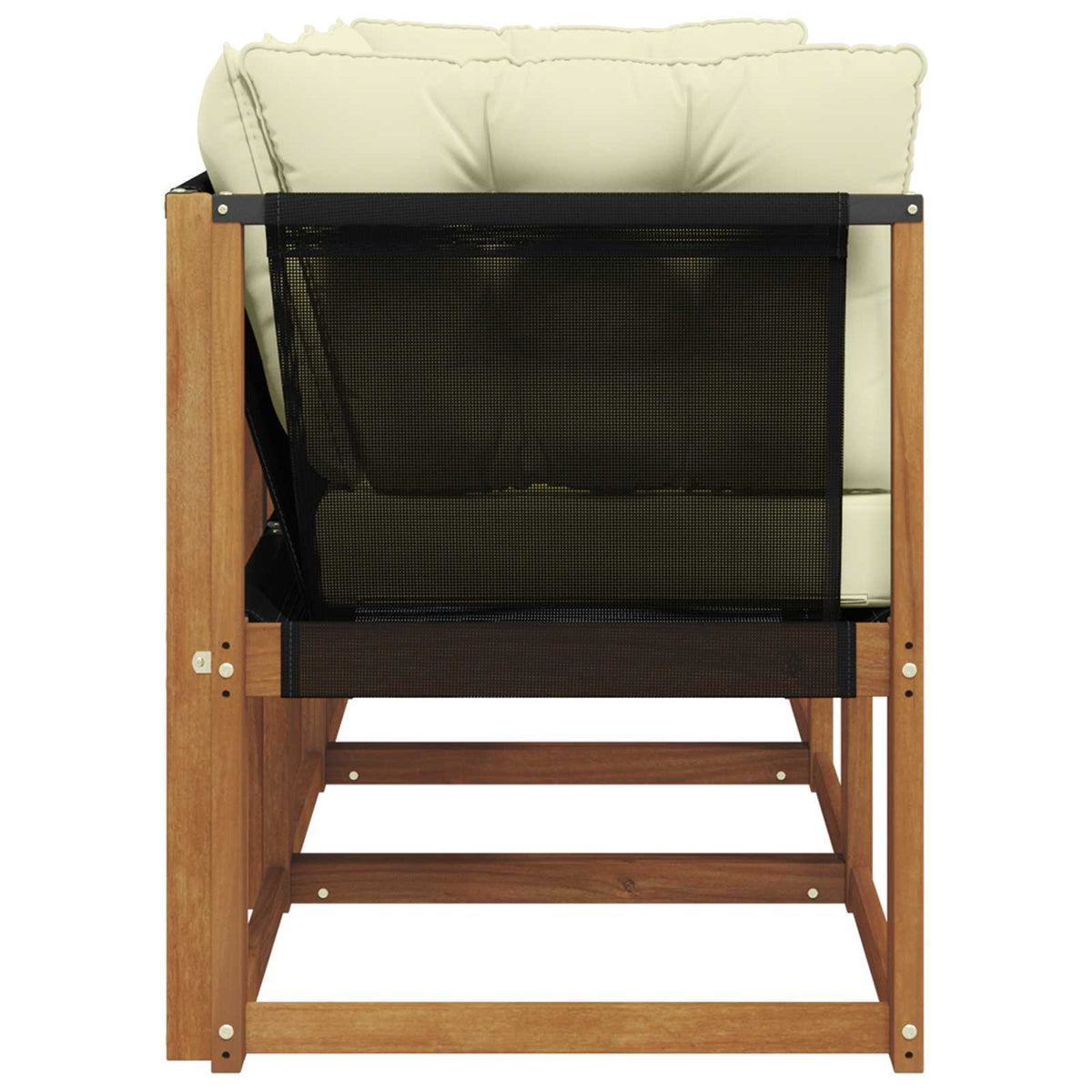 3 Stk. Outdoor Mittel- und Ecksofa Natur
