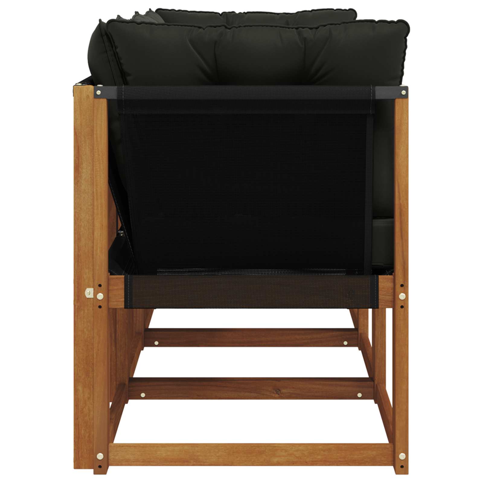 3 Stk. Outdoor Mittel- und Ecksofa Natur
