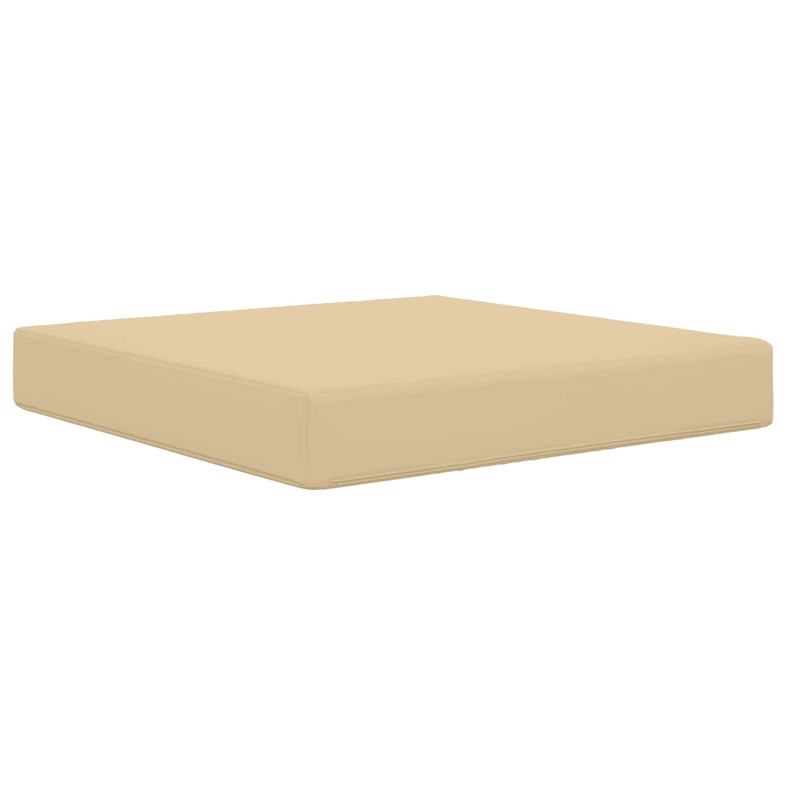 Sofakissen für draußen Polyester Beige 60 x 60 cm