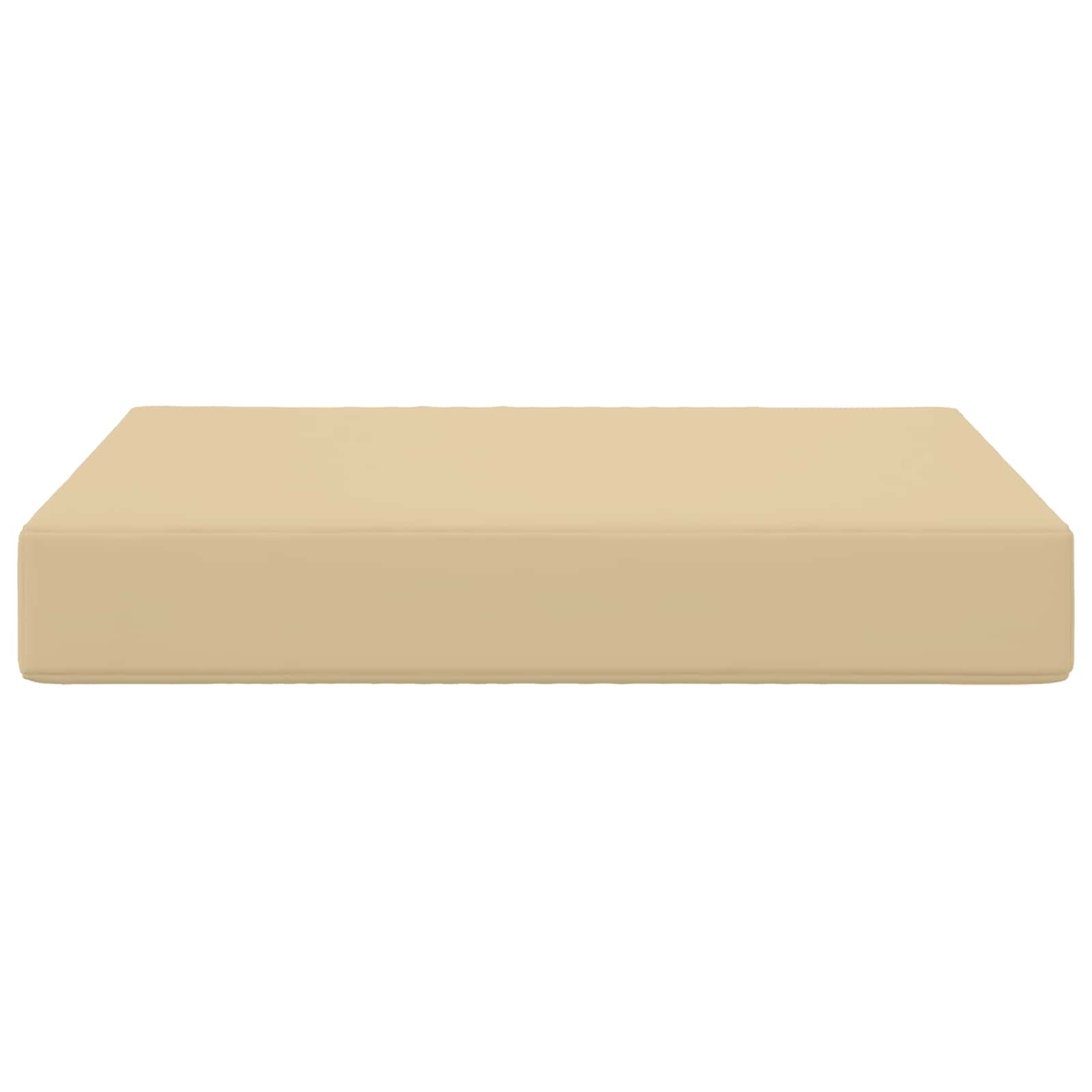 Sofakissen für draußen Polyester Beige 60 x 60 cm