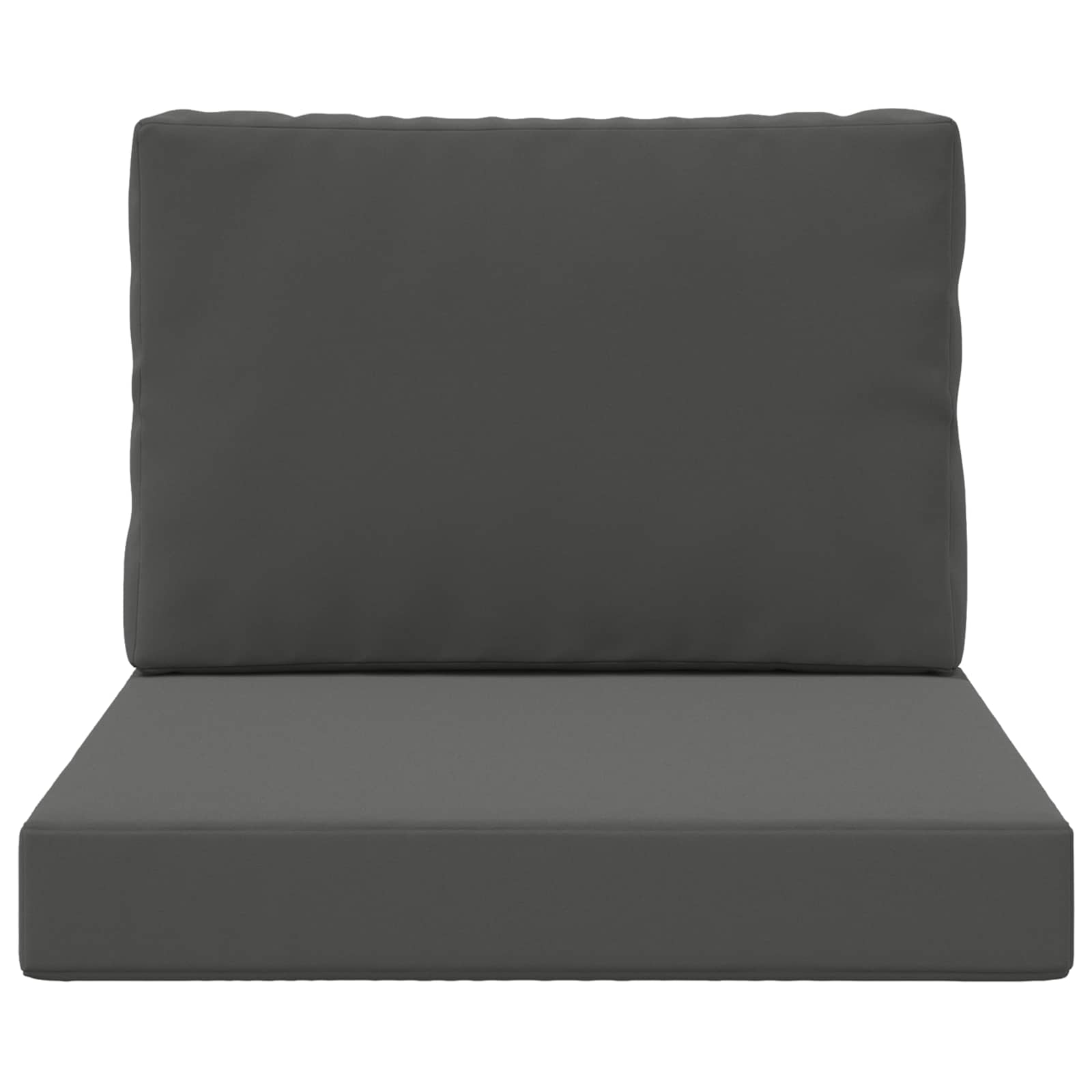 Sofakissen für draußen Polyester Anthrazit 60 x 60 cm