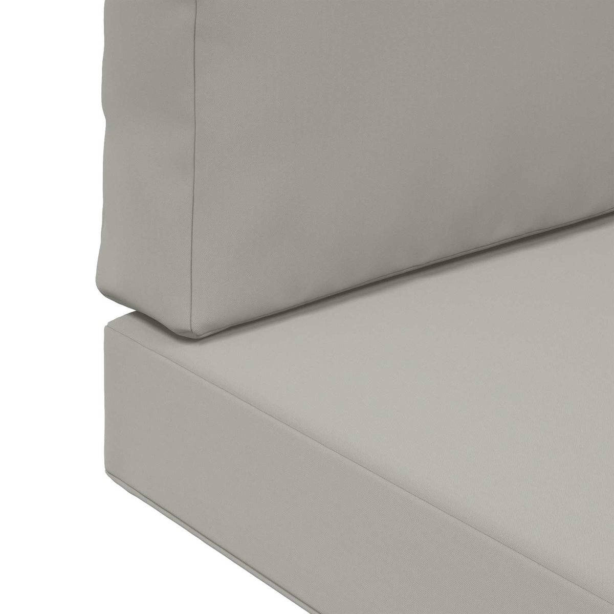 Sofakissen für draußen Polyester Grau 60 x 60 cm