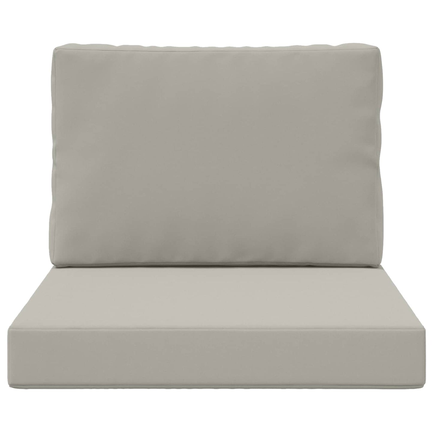 Sofakissen für draußen Polyester Grau 60 x 60 cm