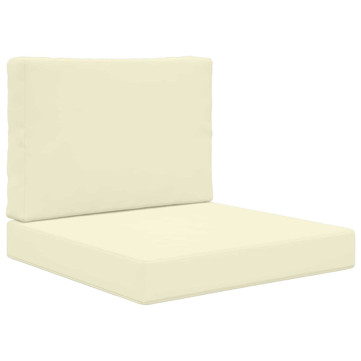 Sofakissen für draußen Polyester Creme 60 x 60 cm