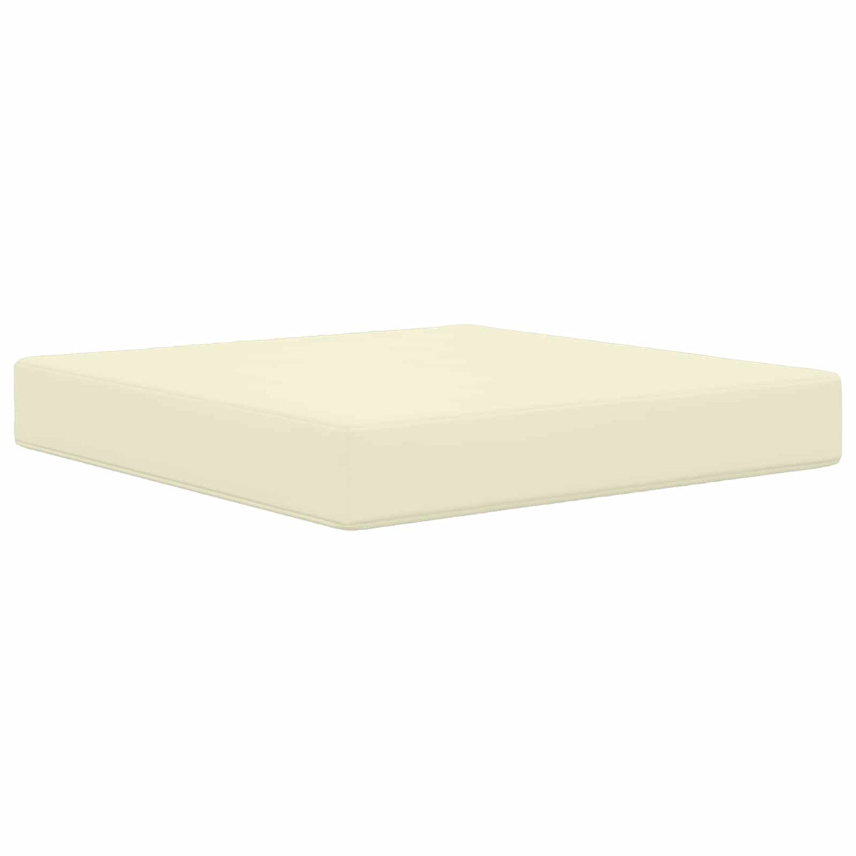 Sofakissen für draußen Polyester Creme 60 x 60 cm