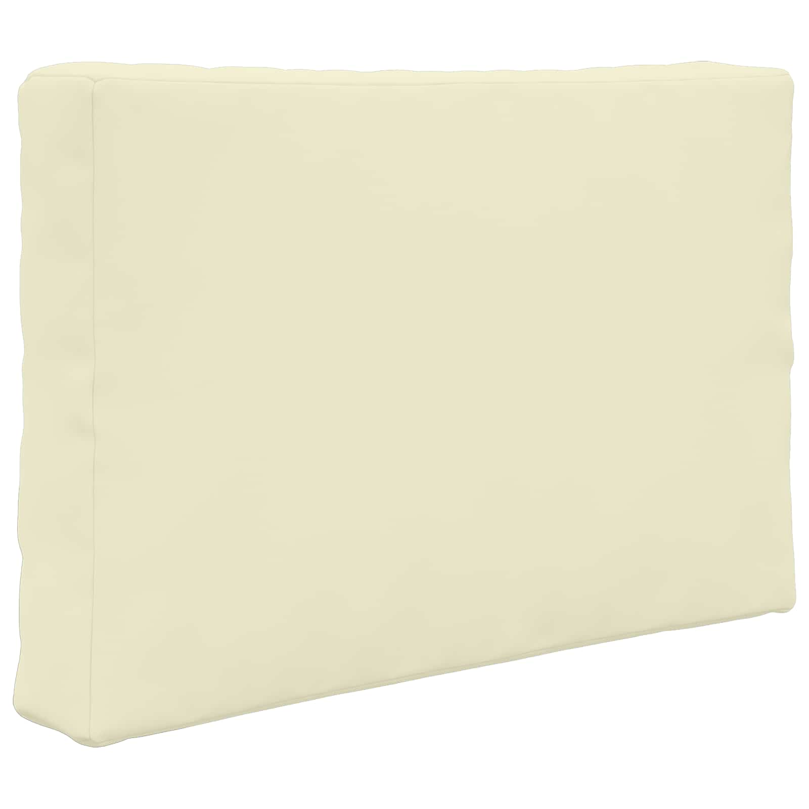 Sofakissen für draußen Polyester Creme 60 x 60 cm