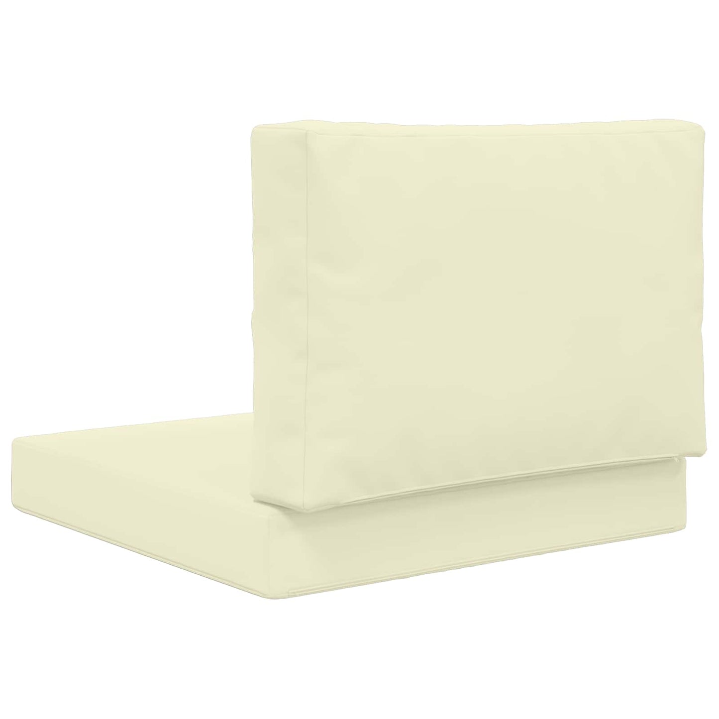 Sofakissen für draußen Polyester Creme 60 x 60 cm