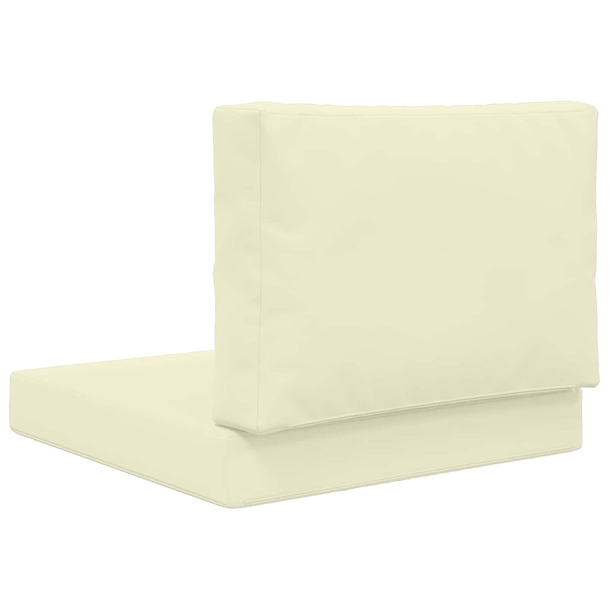 Sofakissen für draußen Polyester Creme 60 x 60 cm