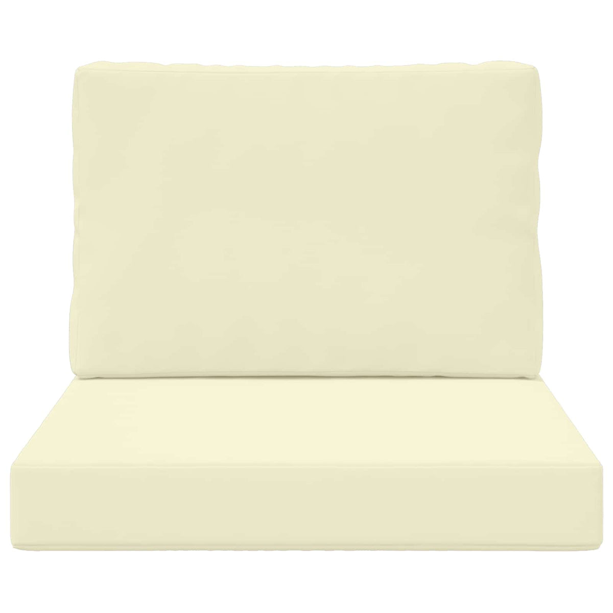 Sofakissen für draußen Polyester Creme 60 x 60 cm